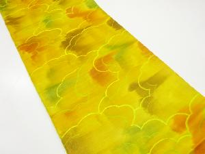 雲模様織り出し袋帯